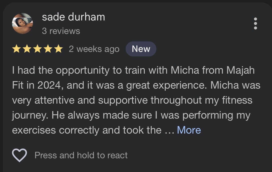 Sade Durham review screenshot