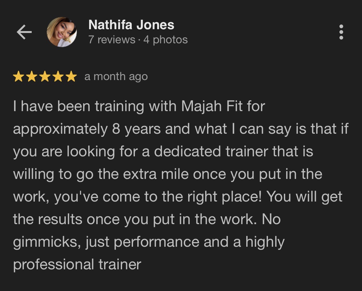Nathifa Jones review screenshot